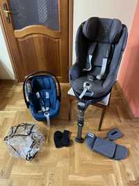 Zestaw foteliki Cybex 0-13 i 0-18 kg + baza