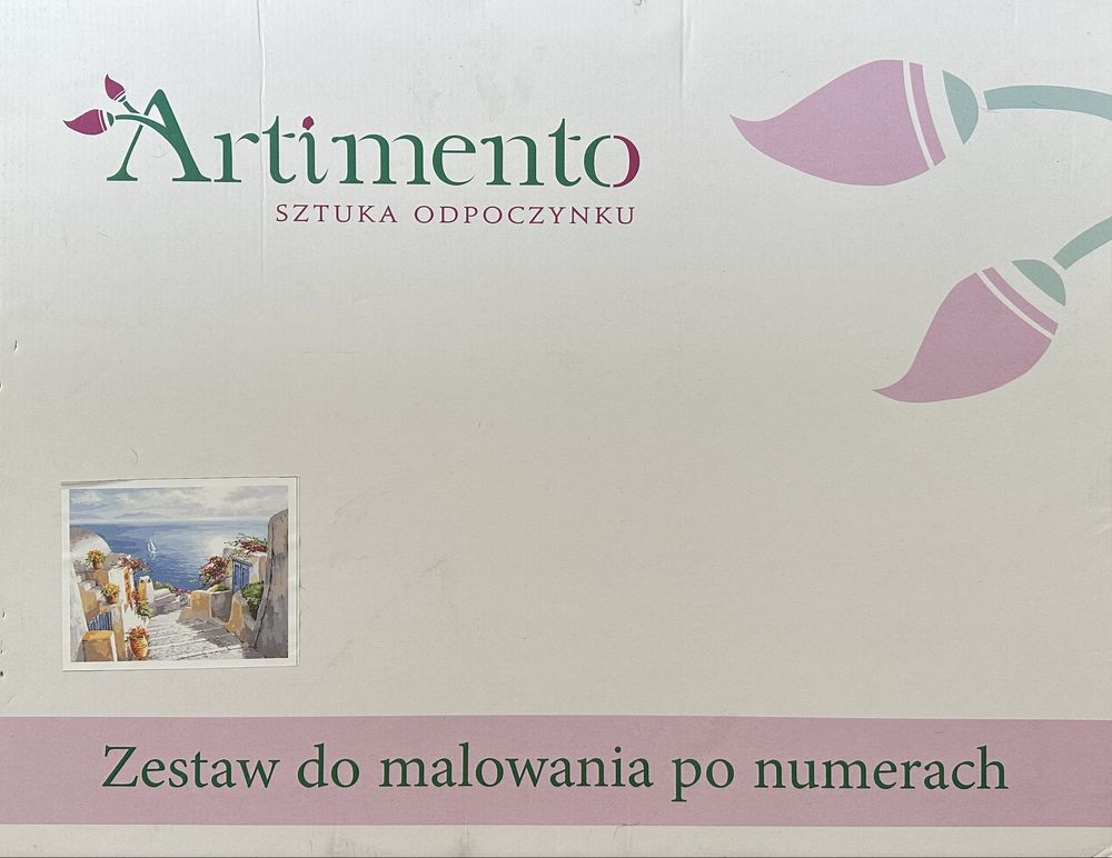 Obraz malowanie po numerach Santorini