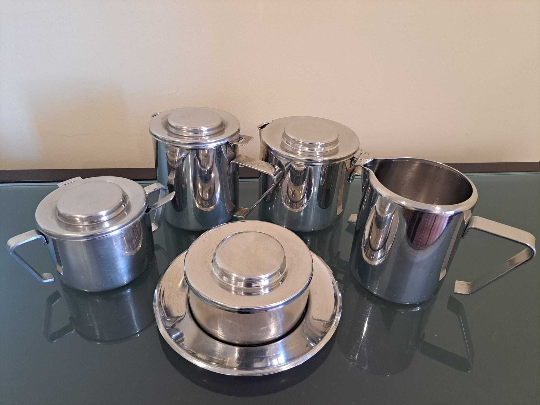 Conjunto de chá e café inox