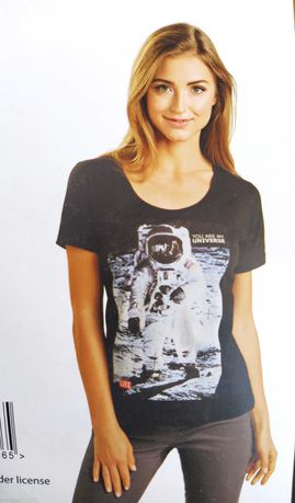 T-shirt damski koszulka z licencją LIFE rozmiar L - nowa