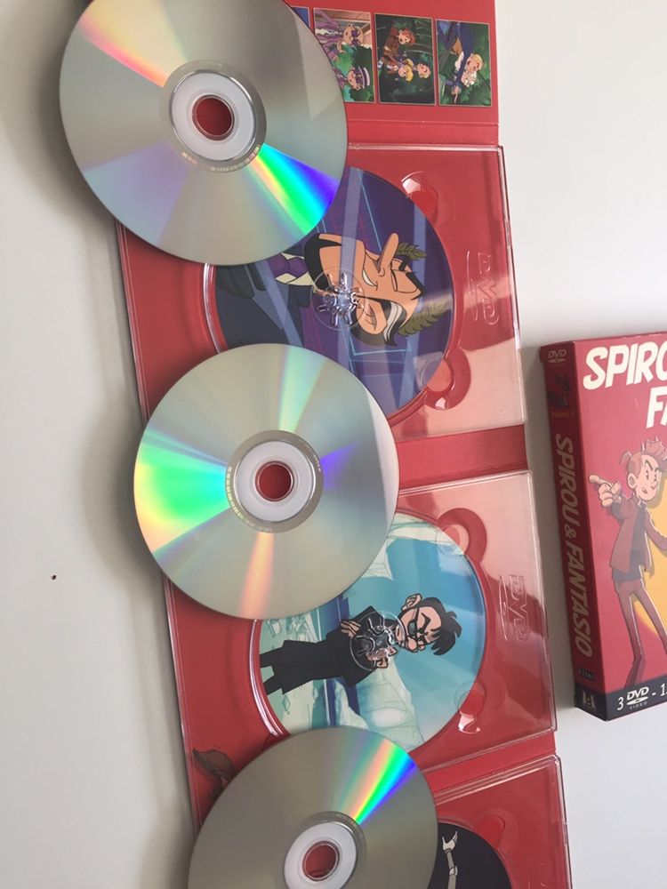 Spirou & Fantasio. 3 x DVD. Kolekcjonerskie.