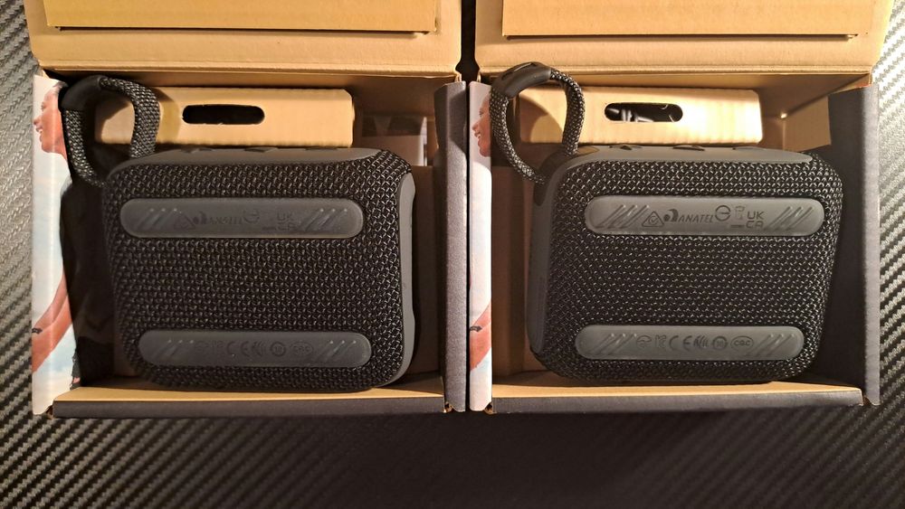 2 sztuki JBL go4 w kolorze czarnym nowe
