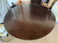 Stół okrągły lite drewno 135cm