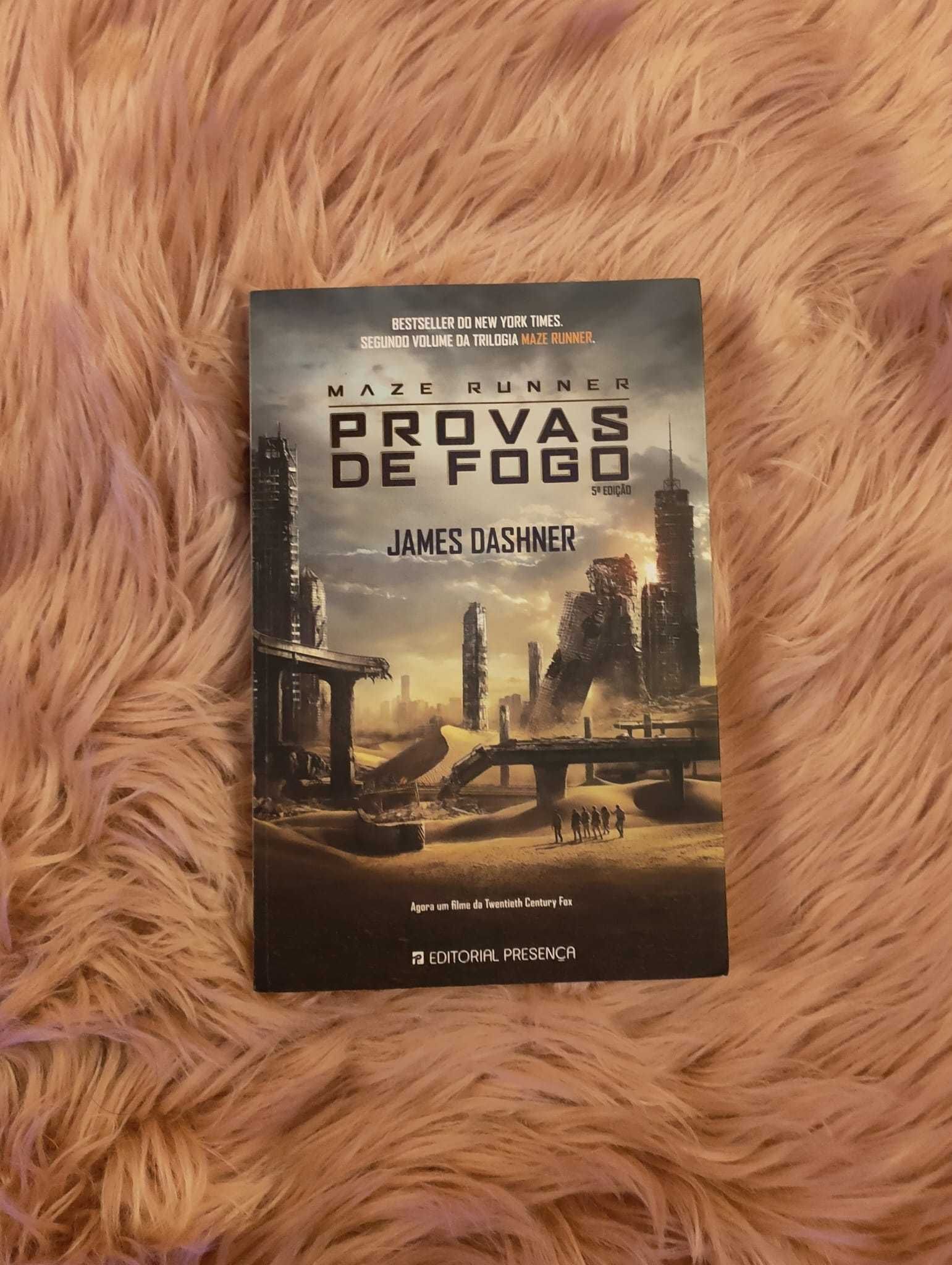 Livro Maze Runner Provas de fogo de James Dashner