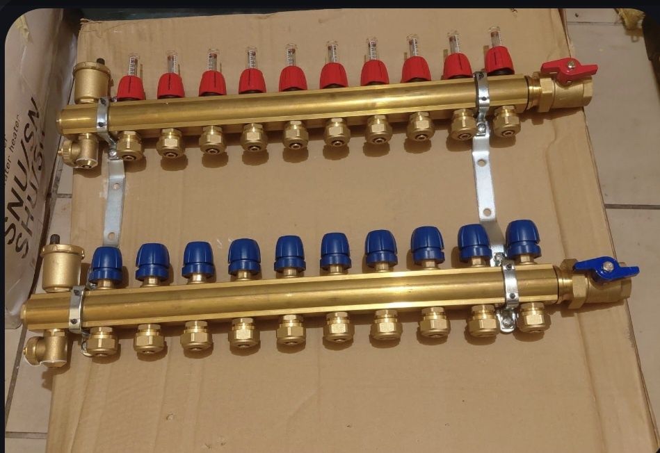 Rozdzielacze do ogrzewania podłogowego