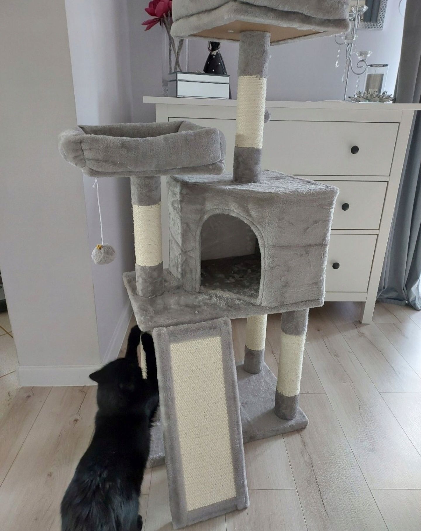 NOWY DRPAPAK dla kota wysoka JAKOŚĆ + domek legowisko posłanie budka
