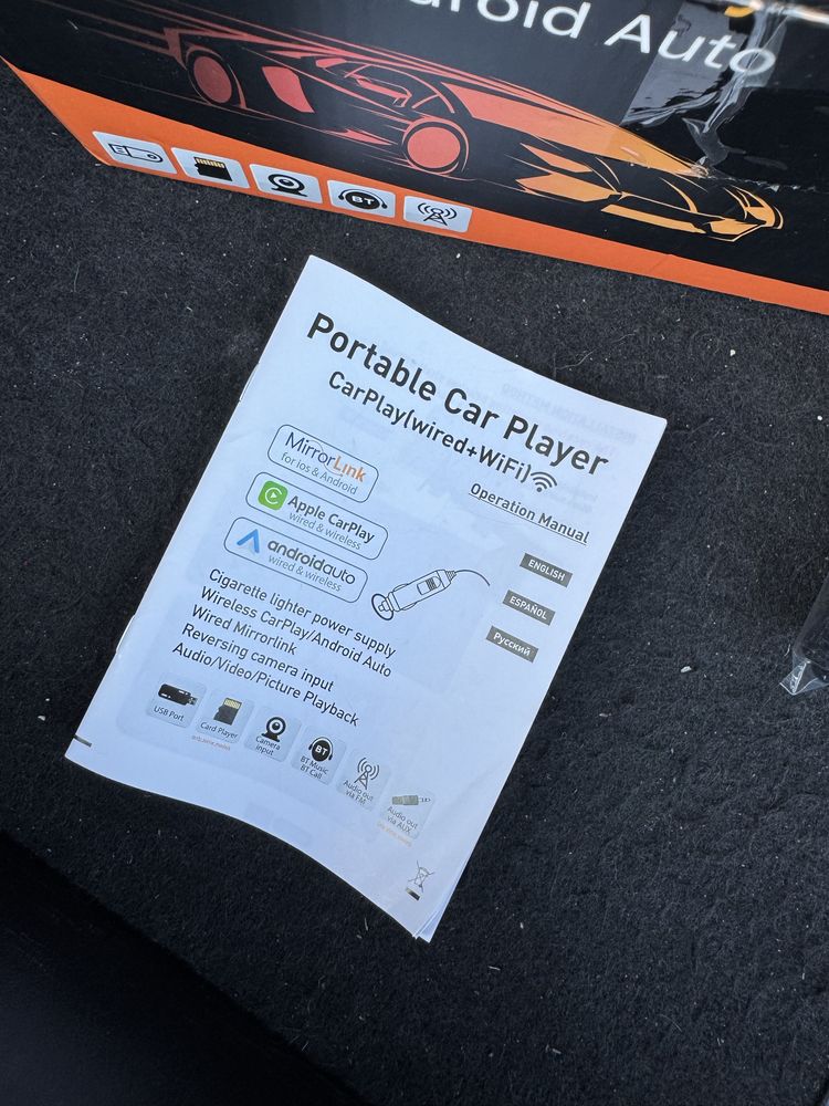 Sprzedam ekran mulimedialny Carplay do auta