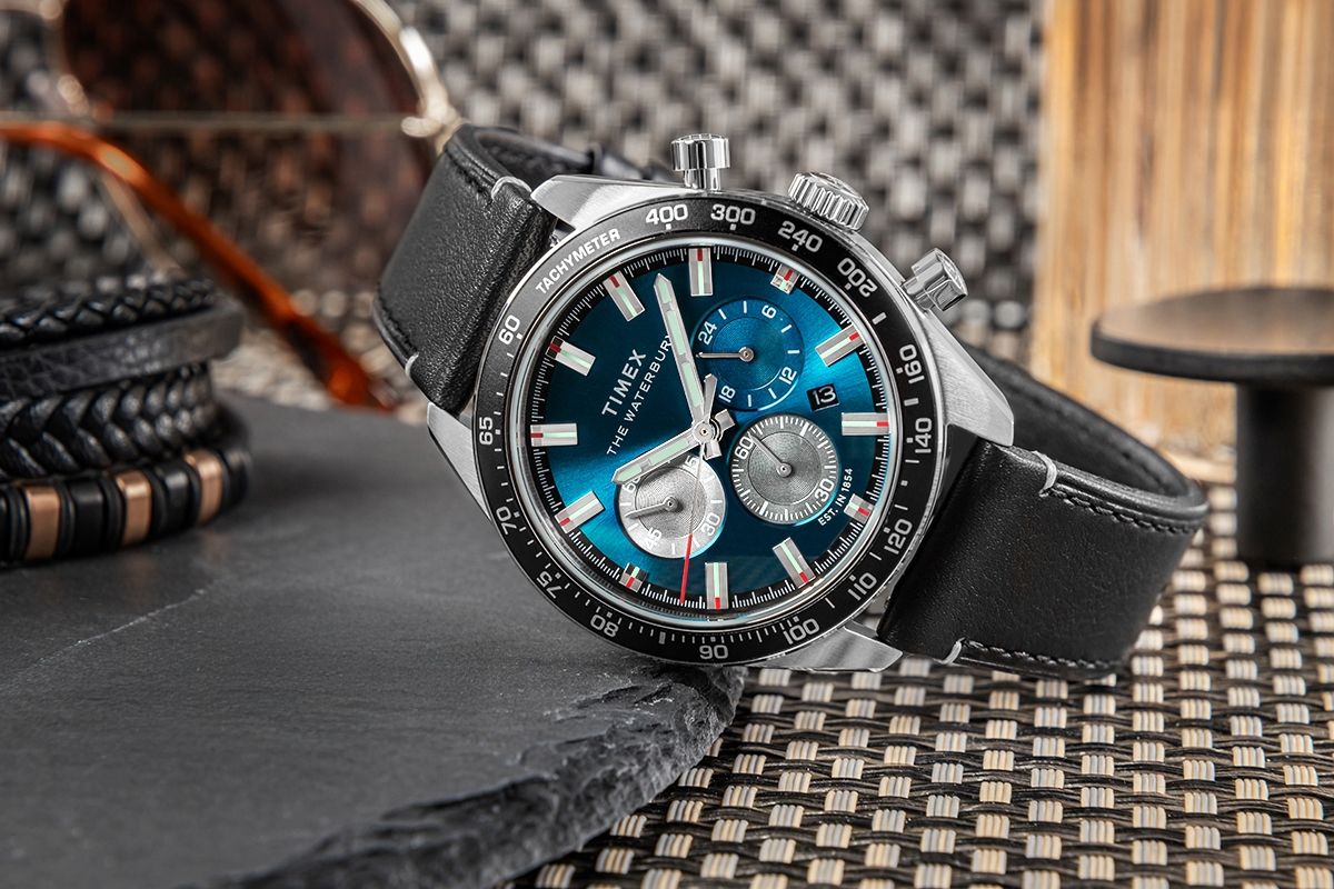zegarek męski timex waterbury traditional chronograph tw2y18600 + box