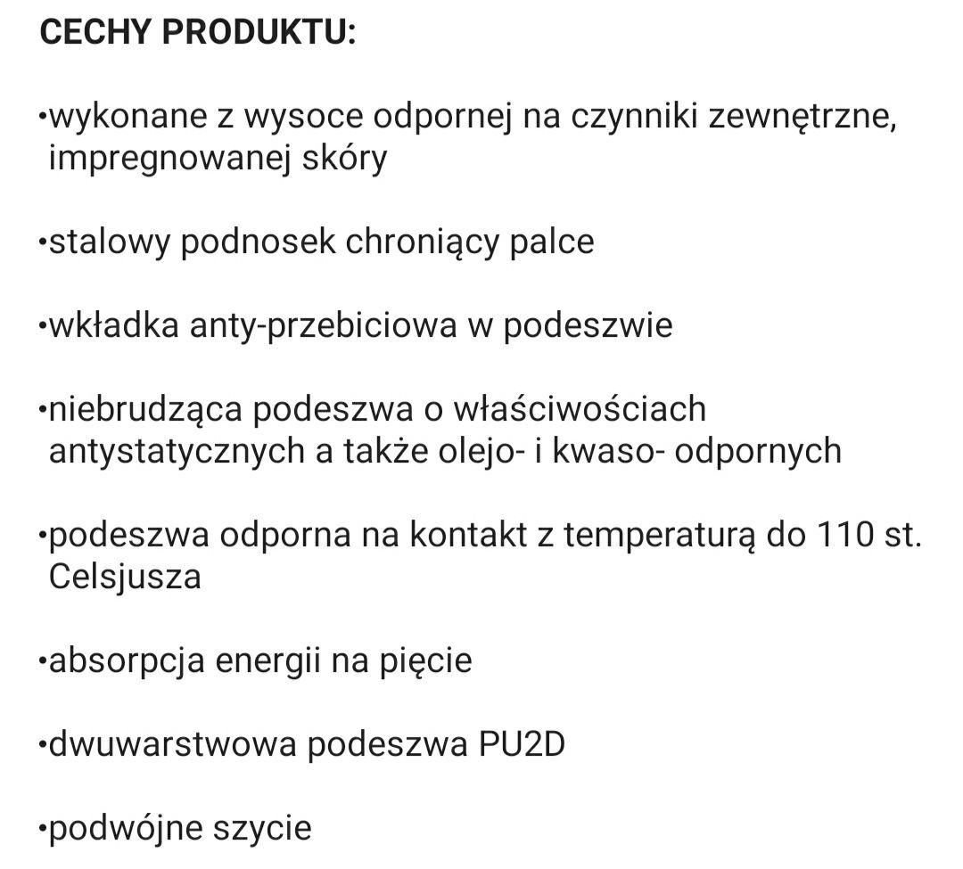Buty robocze robocze 38 damskie, stalkapy