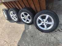 Alufelgi 15" 4x100 z oponami Renault, Volkswagen