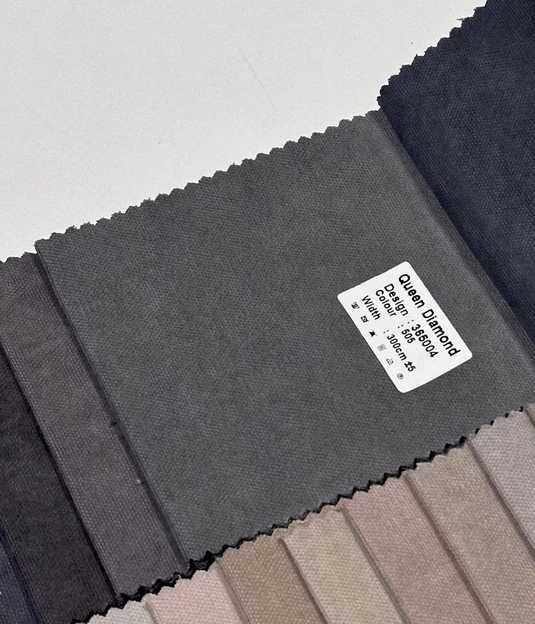 Комплект штор Diamond мікровелюр 150x250 см графітових 2 шт.