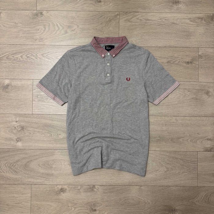 Преміальна Сіра Футболка Поло Фред Перрі Fred Perry Maroon, Розмір XL