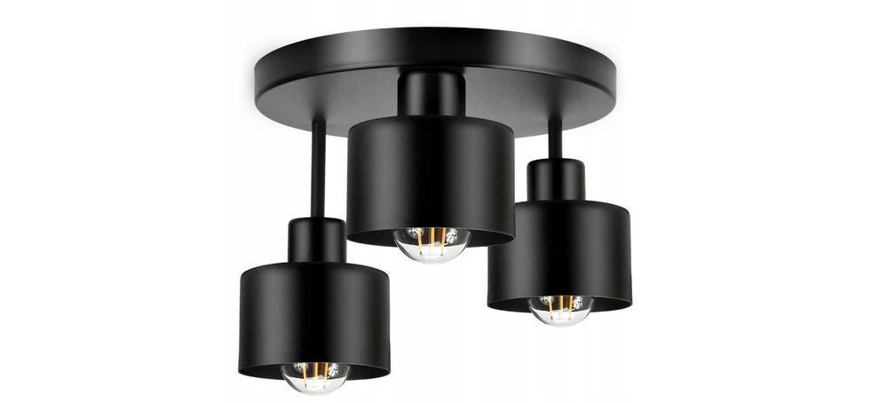 Lampa wisząca Sufitowa Żyrandol Czarny Nowoczesny !!OKAZJA!!