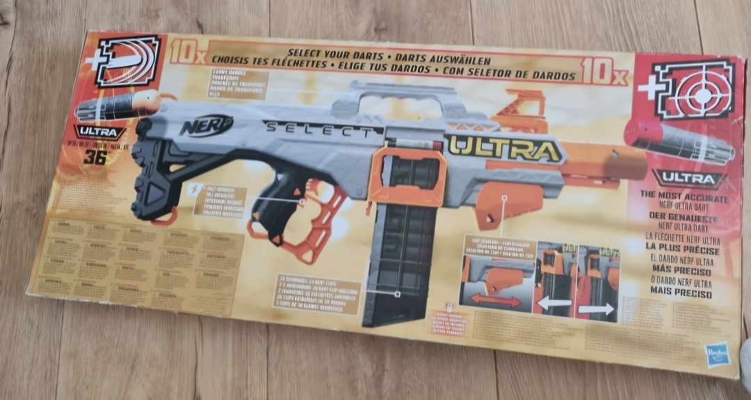 Nerf Ultra Wyrzutnia F0958 NERF karabin + paczka strzałek!

NERF U