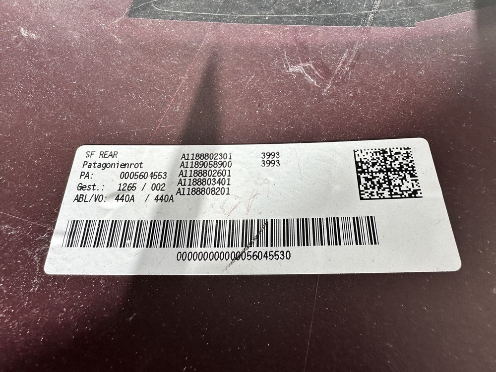 Mercedes CLA W118 AMG  zderzak tylny tył 6xpdc 19-
