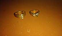 Anel ouro plaque 9k