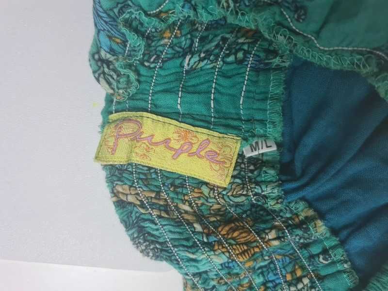 Vestido comprido de verão da Purple