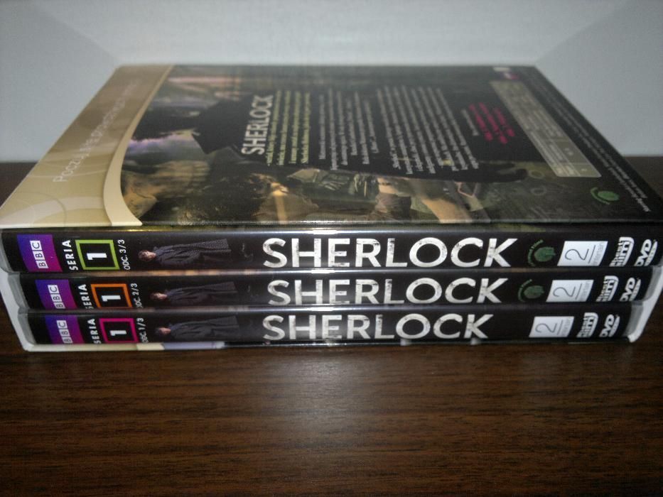 Sherlock Holmes BBC Benedict Cumberbatch DVD seria 1