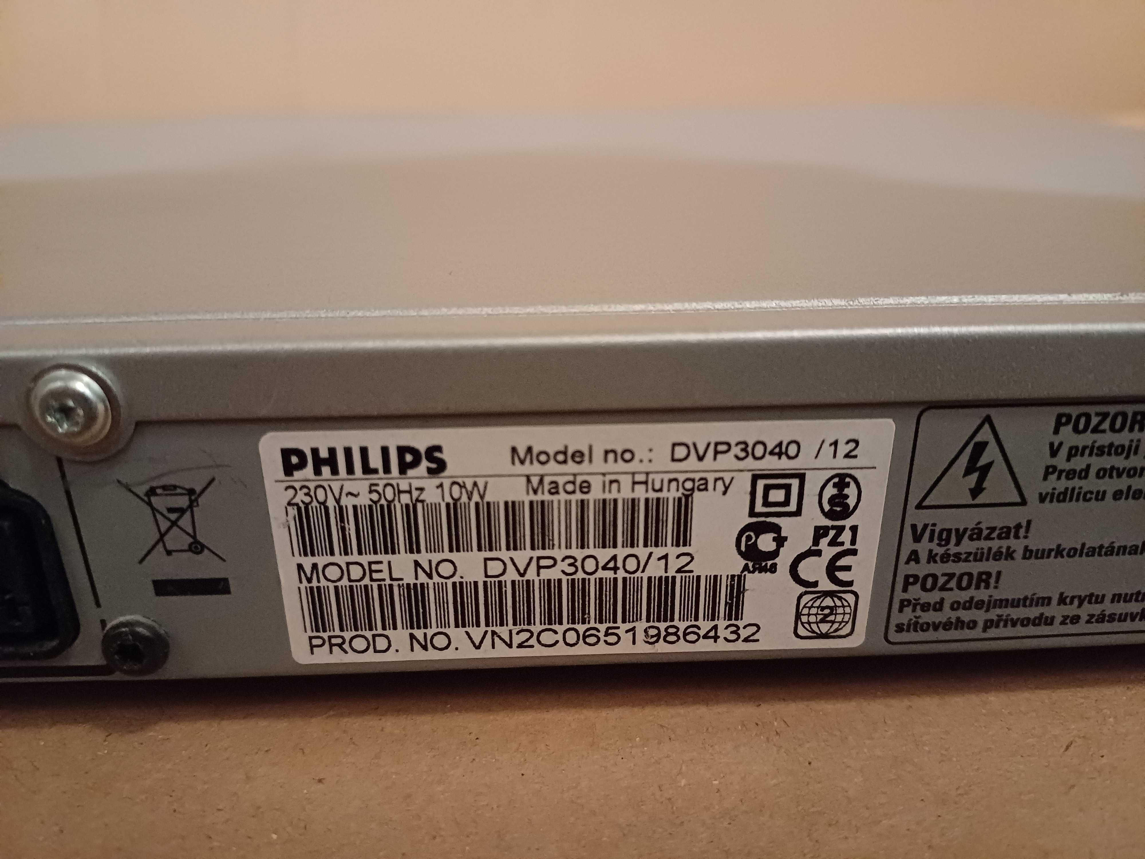 Odtwarzacz DVD Philips DVP3040