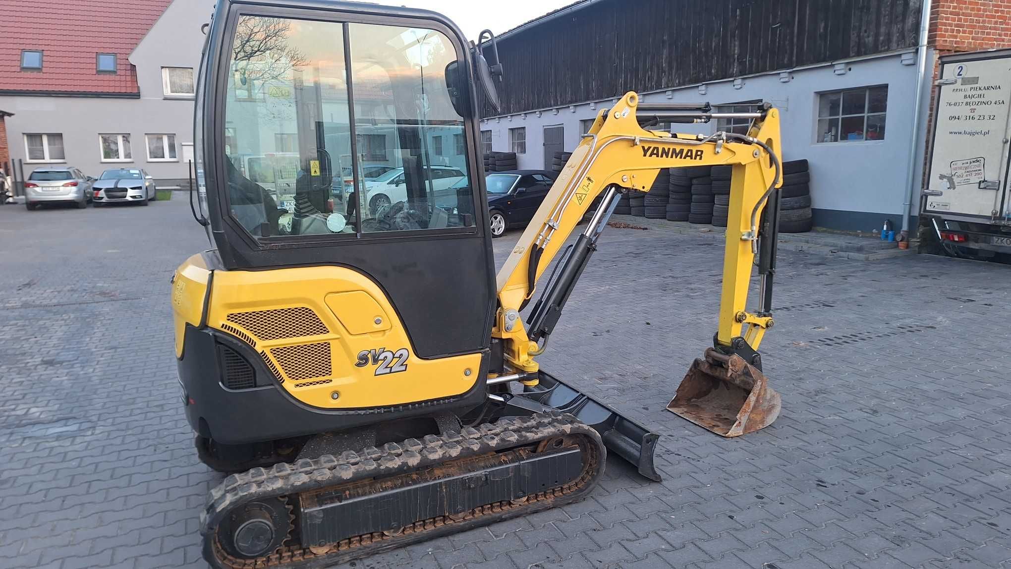 Yanmar SV22 2020R. Pierwszy właściciel ** Faktura **  2300mh