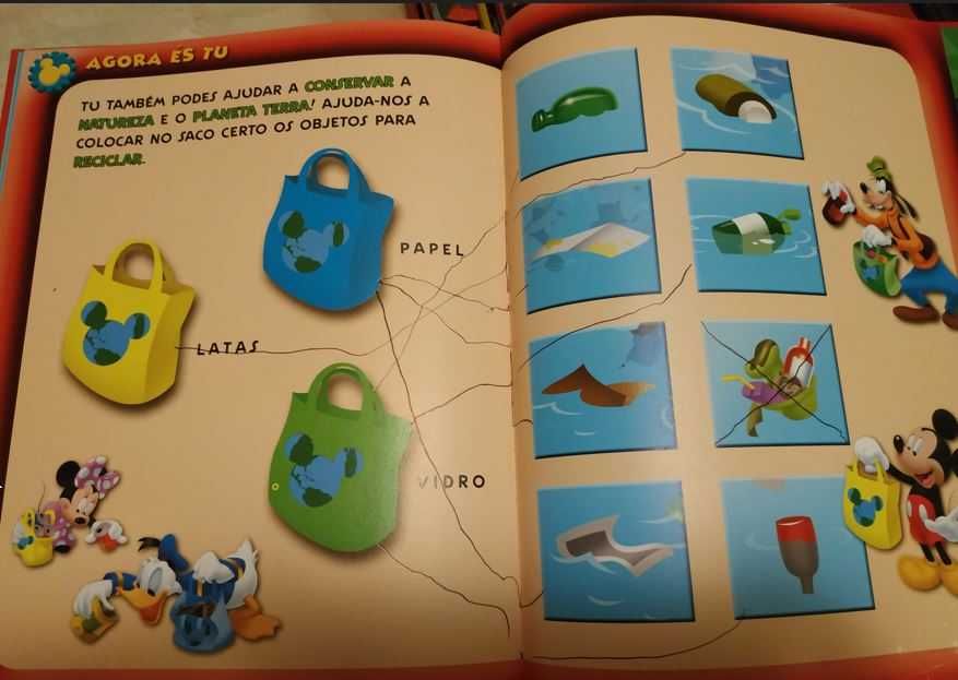 "A Casa do Mickey Mouse"  45 DVDs + 45 Livros de Atividades Educativas