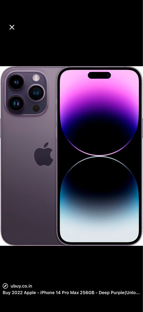 Iphone 14 pro max 256gb