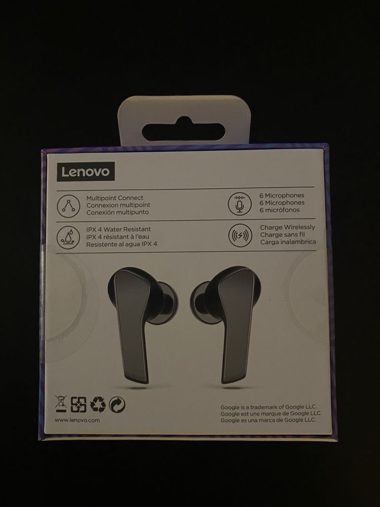 Auriculares Bluetooth True Wireless LENOVO Smart  Earbuds (In Ear - Mi
