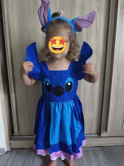 Nowy strój kostium sukienka Stich rozm.120 szybka wysyłka