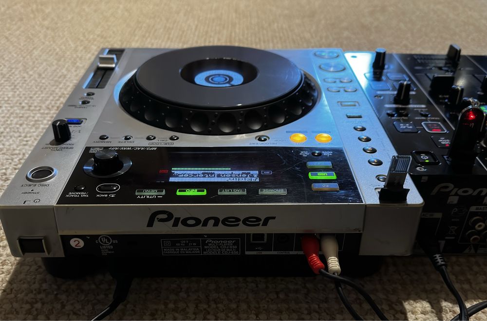 Повний DJ комплект Pioneer CDJ-850х2 + пульт та навушники!