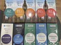 Нові! Картки для вивчення англійської B1 B2 Business IT Travel Phrasal