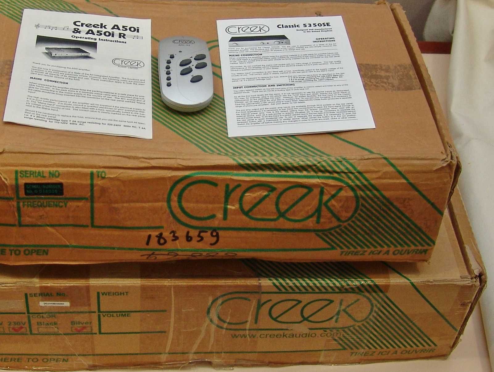 Усилитель Creek Classic 5350SE,Creek A50IR.CDплеер Creek Evolution CDP