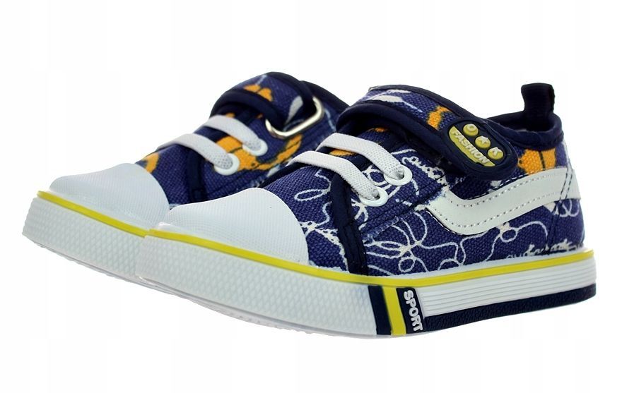 Rozmiar: 19 Tenisówki Trampki Buty Sportowe Rzep 5621