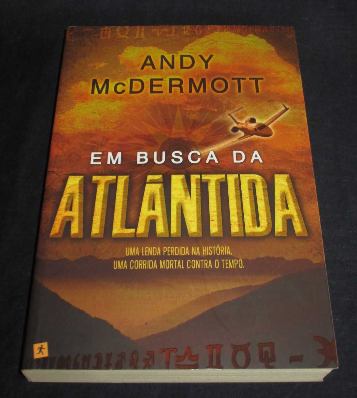 Livro Em busca da Atlântida Andy McDermott