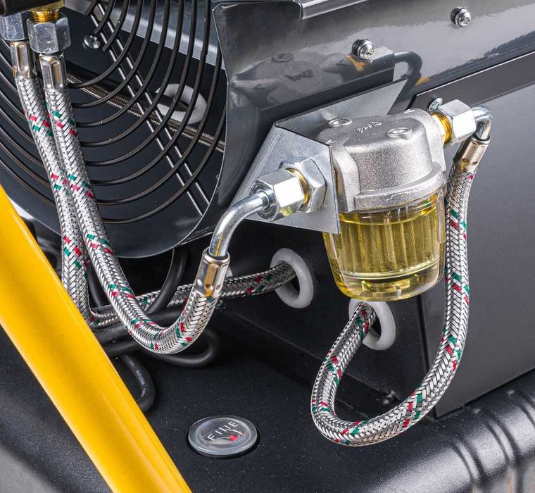 Nagrzewnica olejowa 65kw z odprowadzeniem spalin Powermat