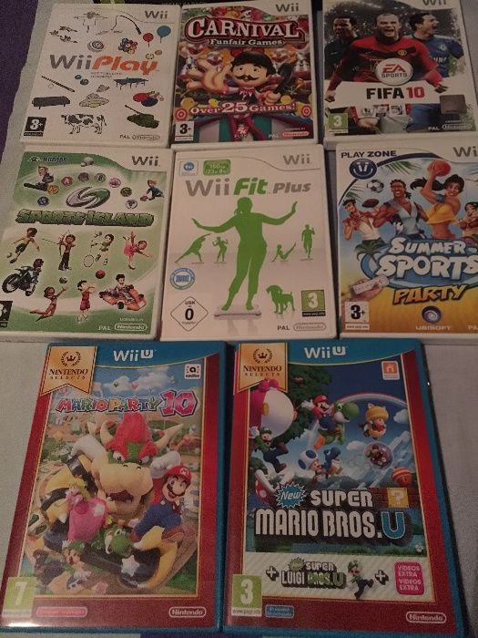 Jogos Wii e Wii U