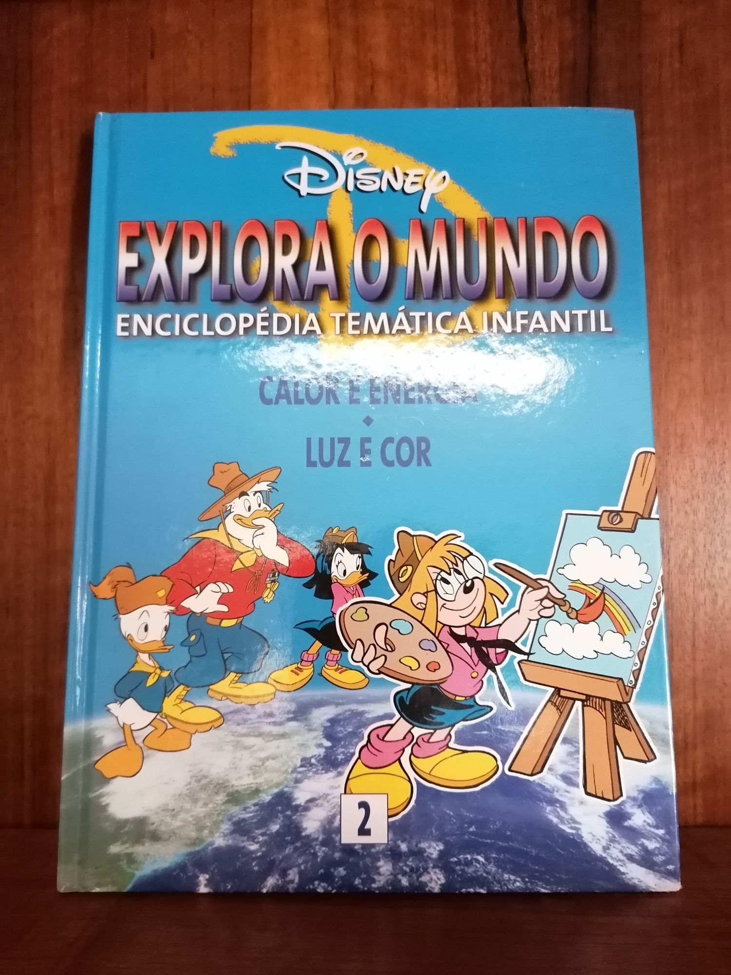 Conjunto 6 volumes enciclopédia Disney "Explora o Mundo"