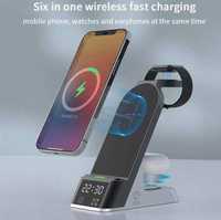 Бездротовий Зарядний Пристрій H36 Fast Wireless Charger 6в1 5-15W