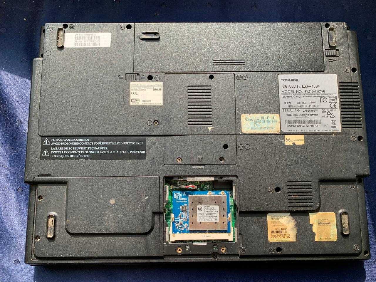 Toshiba Satellite L30-10X L30-10w