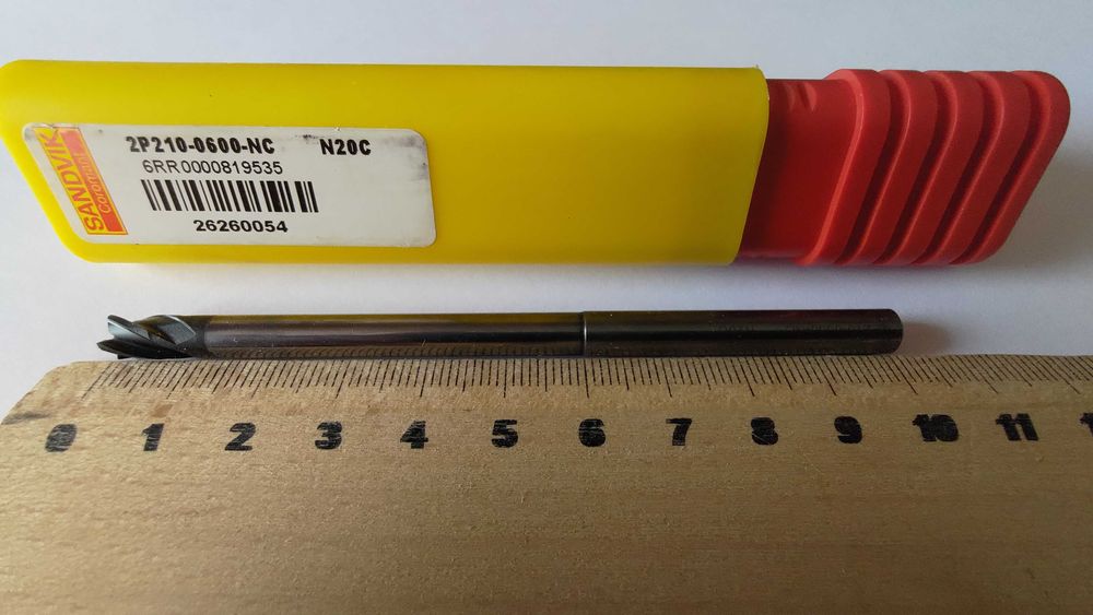 Frez sandvik średnia 6 długi 100 mm