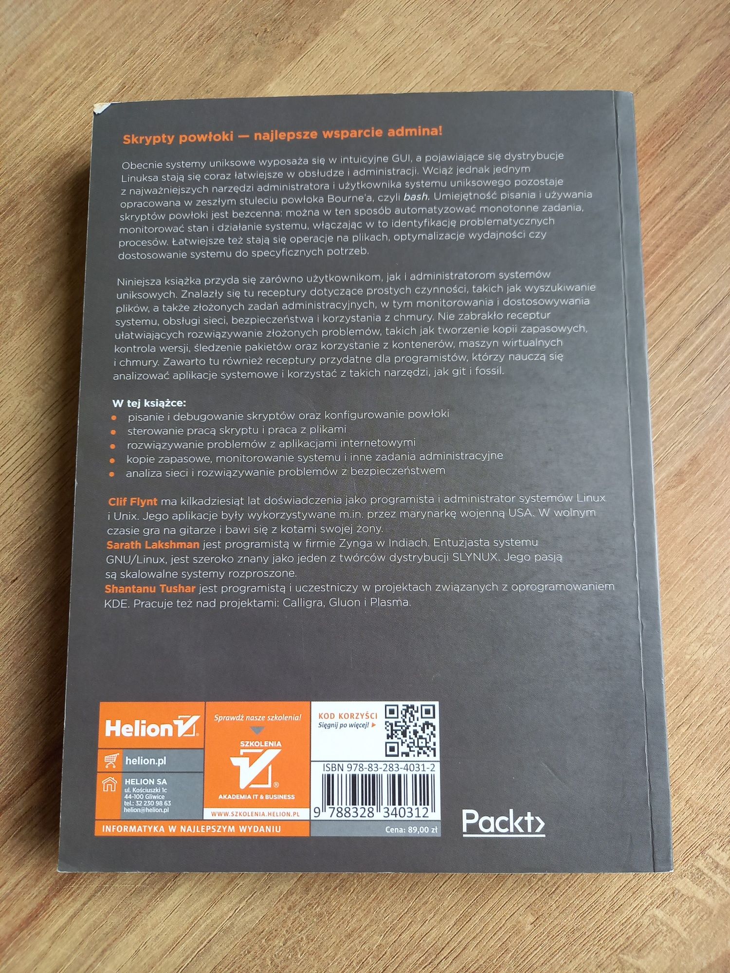 Skrypty powłoki systemu Linux receptury