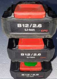 Bateria akumulator Hilti B12 2.6AH