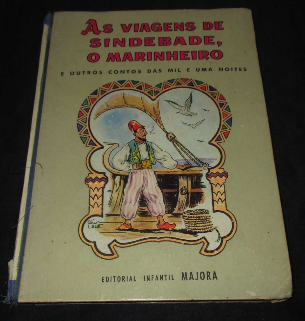 Livro As Viagens de Sindebade o marinheiro Majora Série de Prata