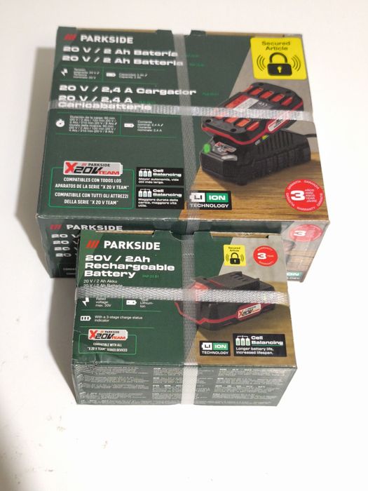 Kit Bateria e Carregador 20v Parkside