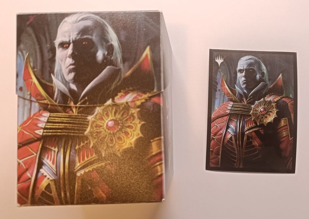 Edgar Ultra Pro deck box + sleevy EDH commander MTG