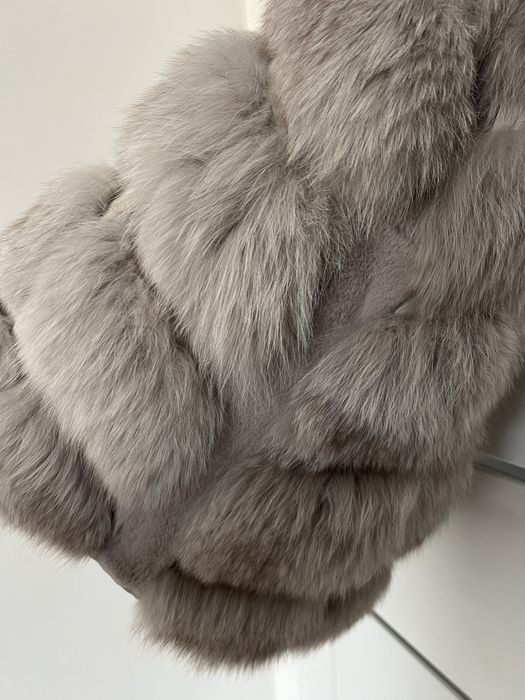 Kamizelka z naturalnego futra lisa