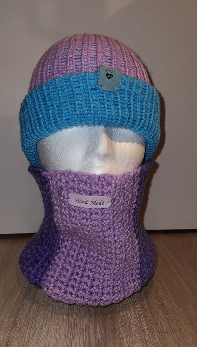 Komplet dziecięcy czapka i komin