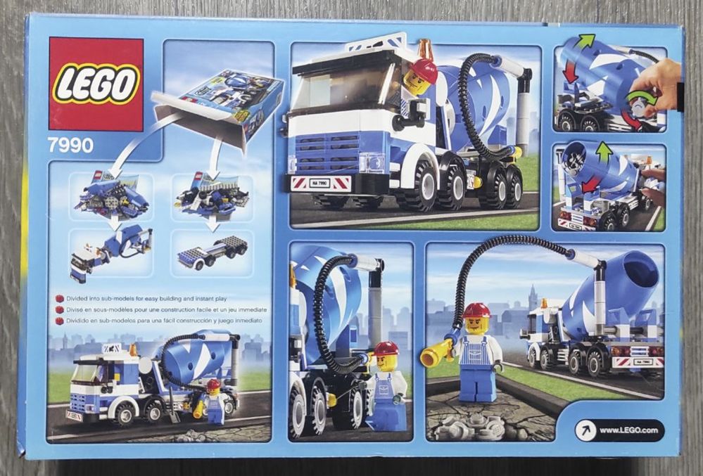 Конструктор LEGO - 7990 - Lego City Cement Mixer  ЛЕГО