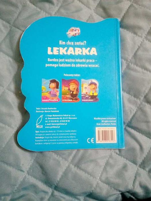 Książeczka Urszuli Kozłowskiej Kim chce zostać? Lekarka