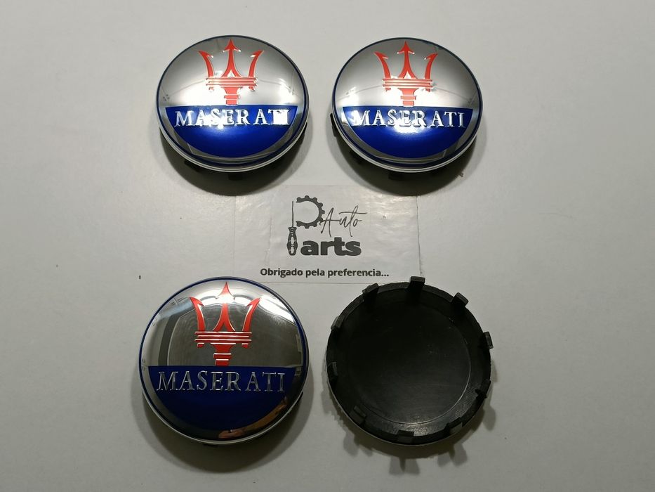 Conjunto 4 Centros de jante Maserati (Cor original)