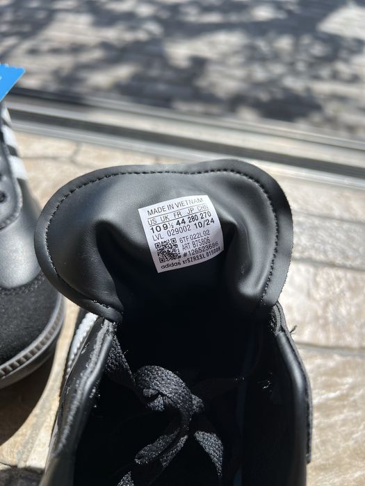 Чоловічі кросівки Adidas Samba OG Black White Gum